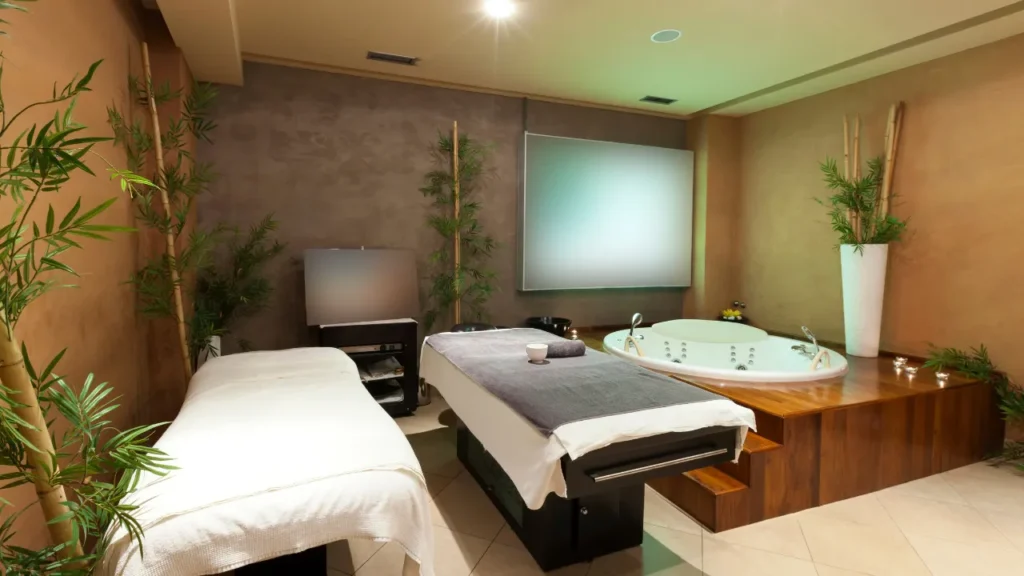 Couples & packages — spa treatment illustration