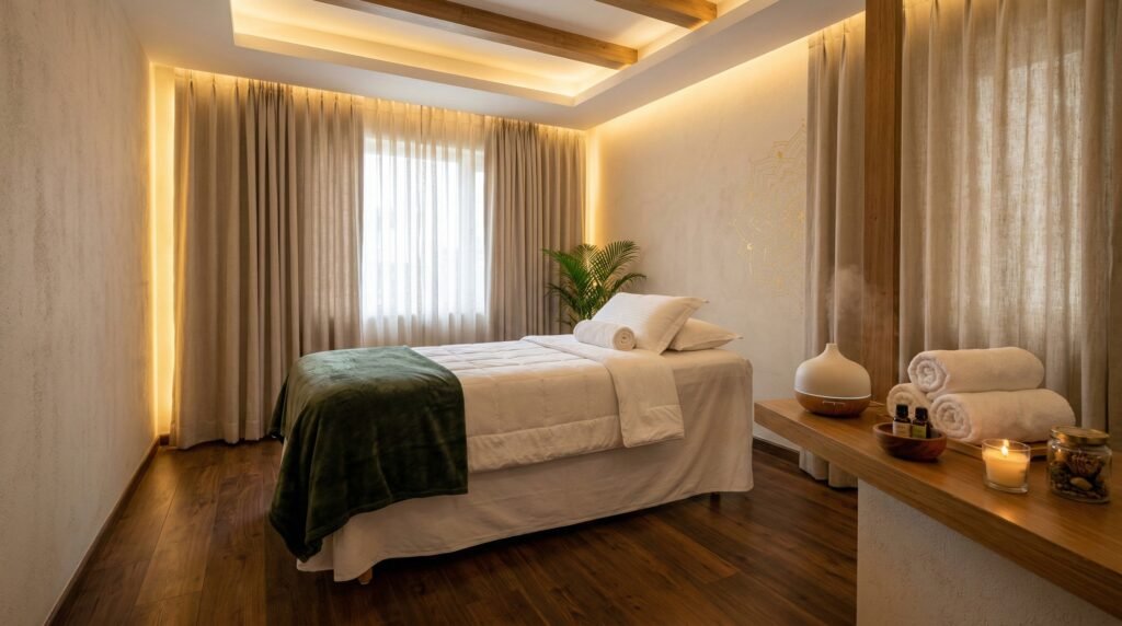 JP Nagar guide — spa treatment illustration